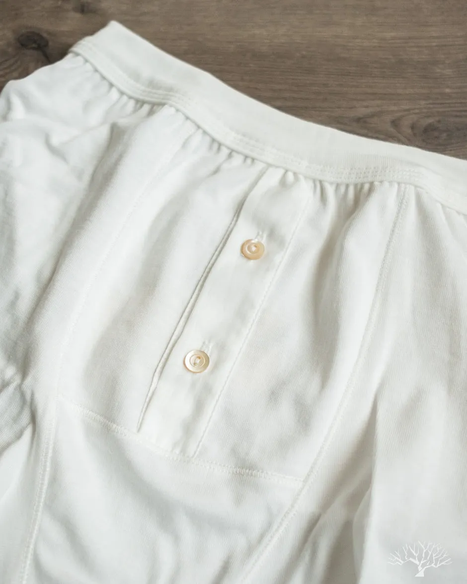 255 Loopwheel Underwear Boxer Briefs - White
