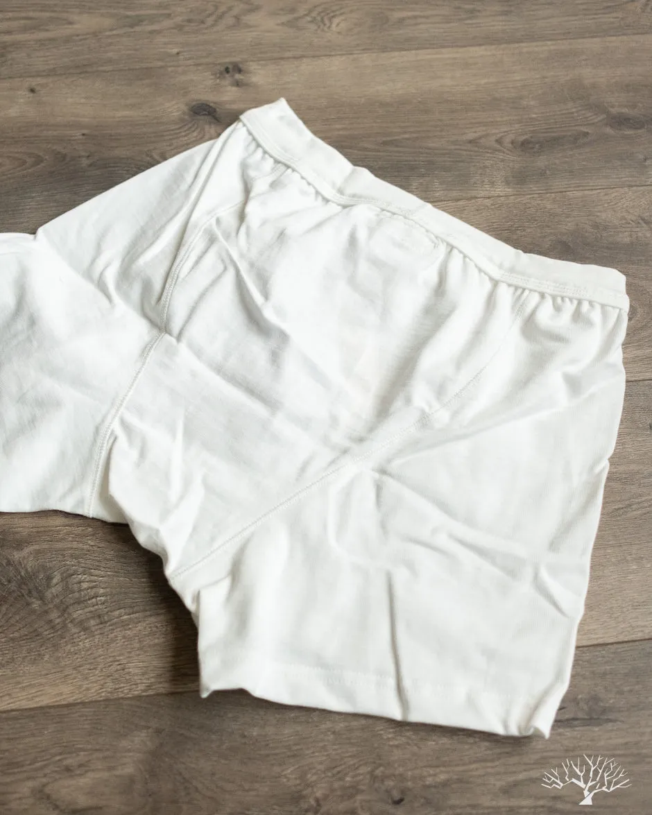 255 Loopwheel Underwear Boxer Briefs - White