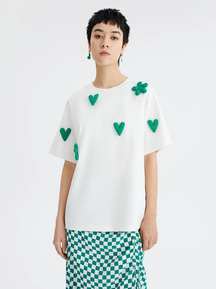 3D Knit Oversized Top