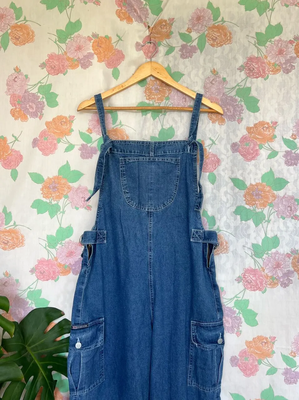 90's Cargo Denim Overall