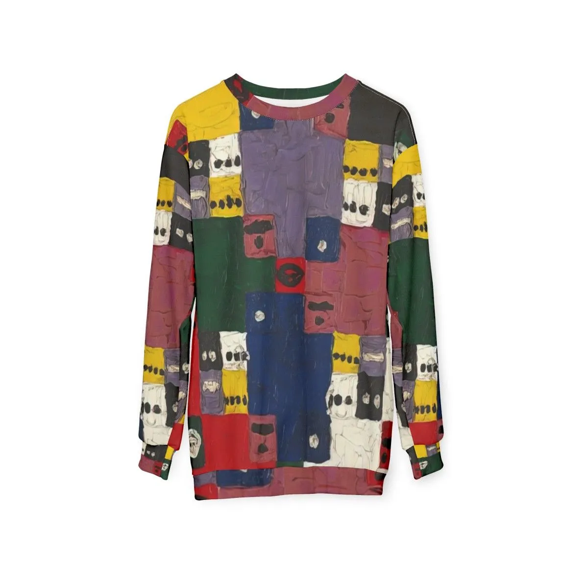 Alfred Jensen Abstract Sweatshirt with Spiritual Geometry