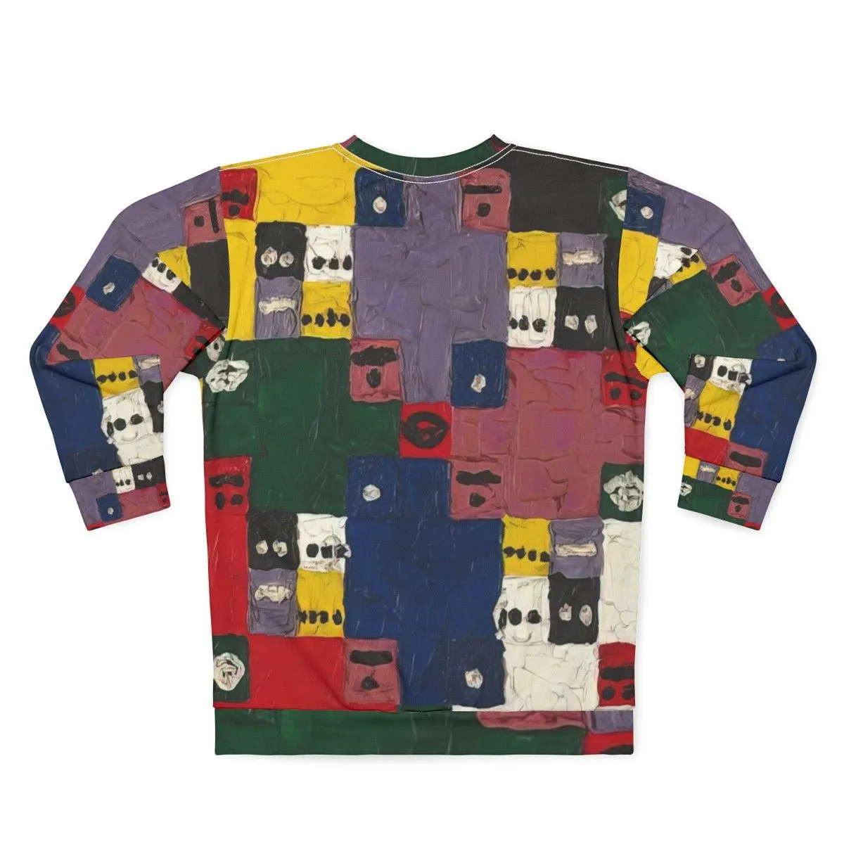 Alfred Jensen Abstract Sweatshirt with Spiritual Geometry