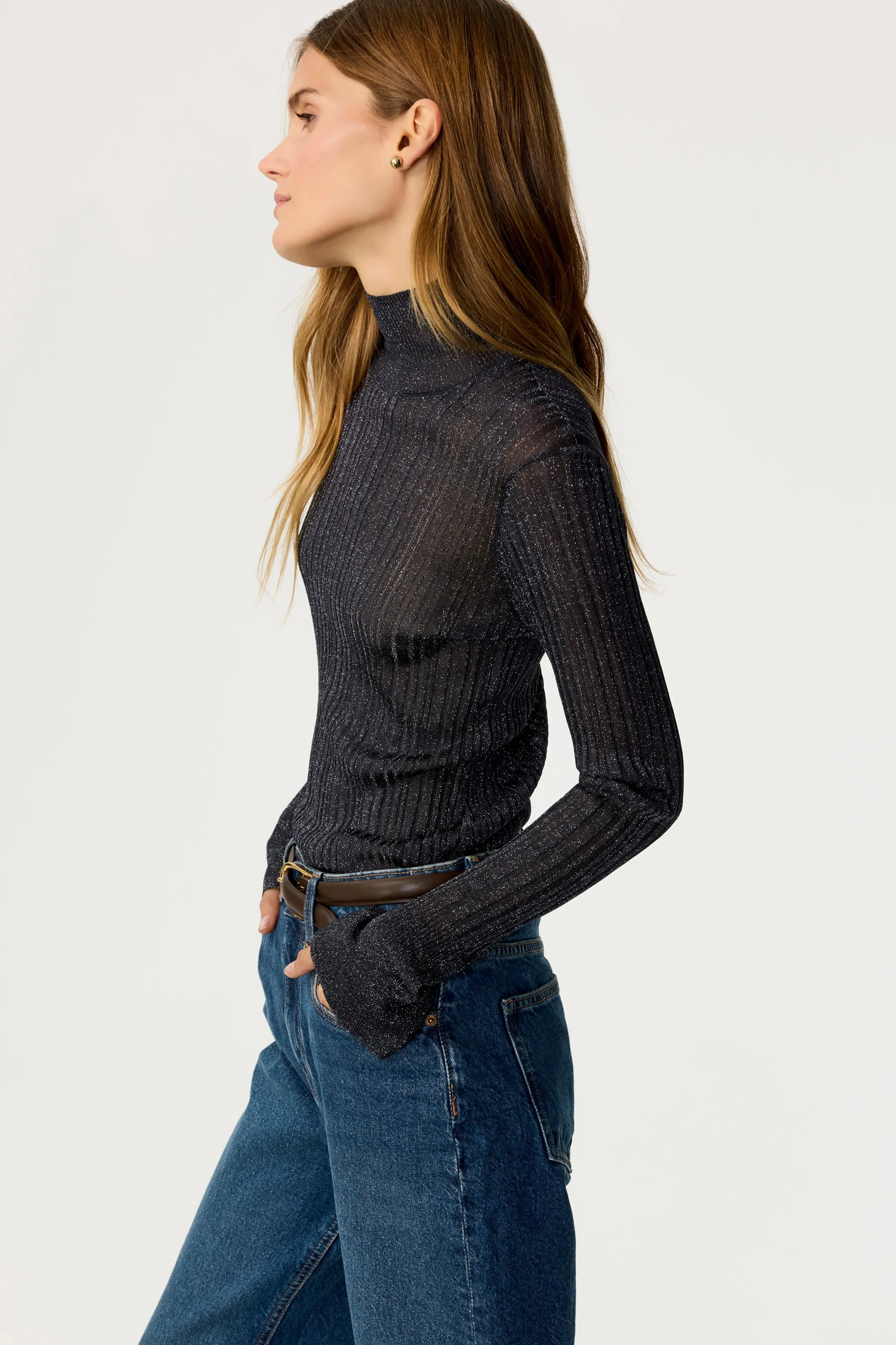 Amelia Turtle Neck Top