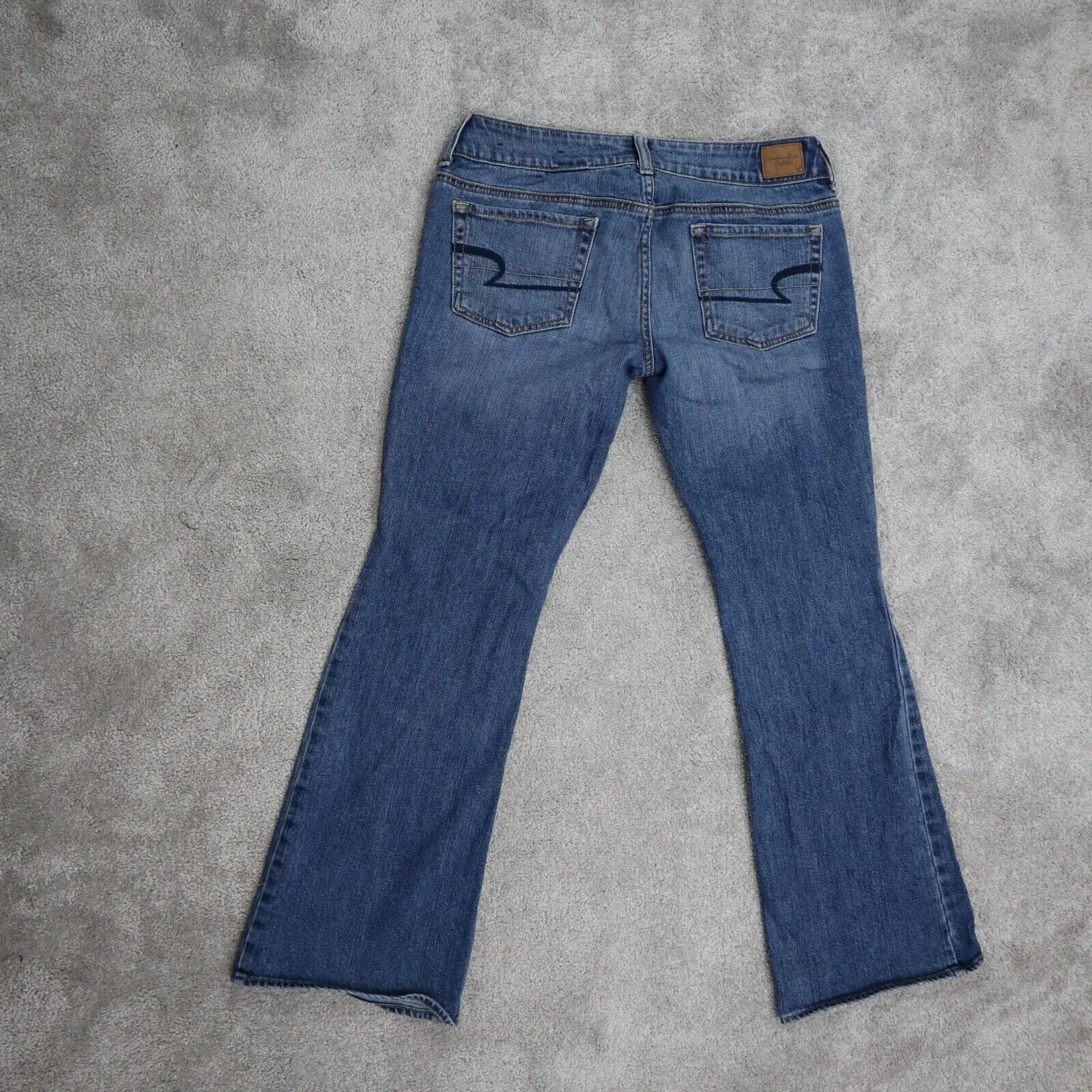 American Eagle Artist Jeans Womens Blue Low Rise Bootcut Denim Jeans W30XL26