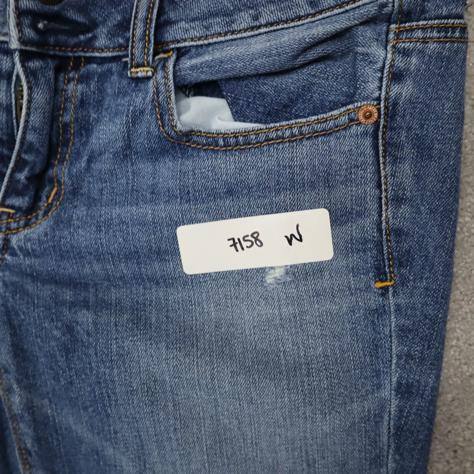 American Eagle Artist Jeans Womens Blue Low Rise Bootcut Denim Jeans W30XL26