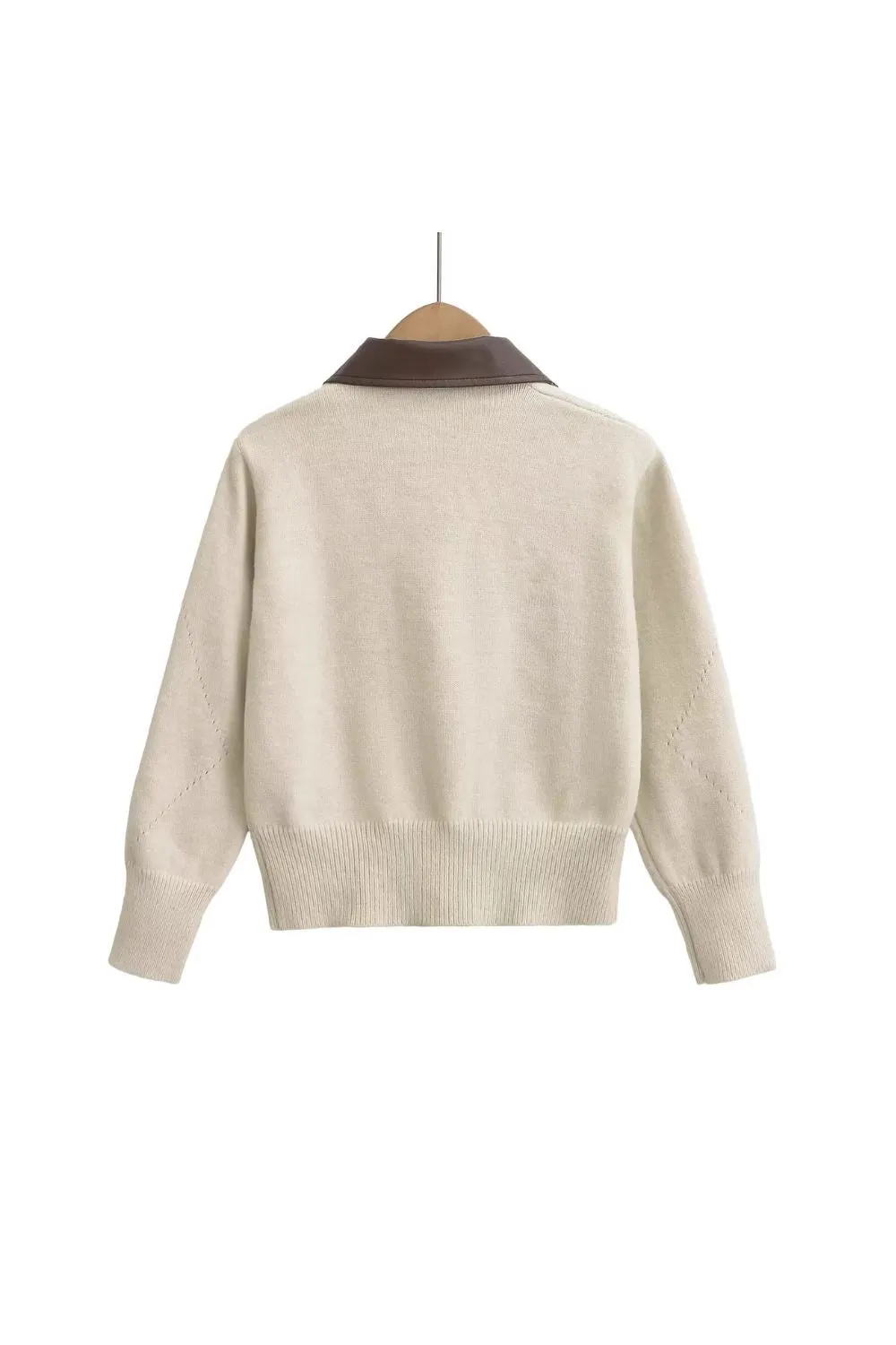 'Andrés' Zippered  Neck Knitted Cardigan (2 color)