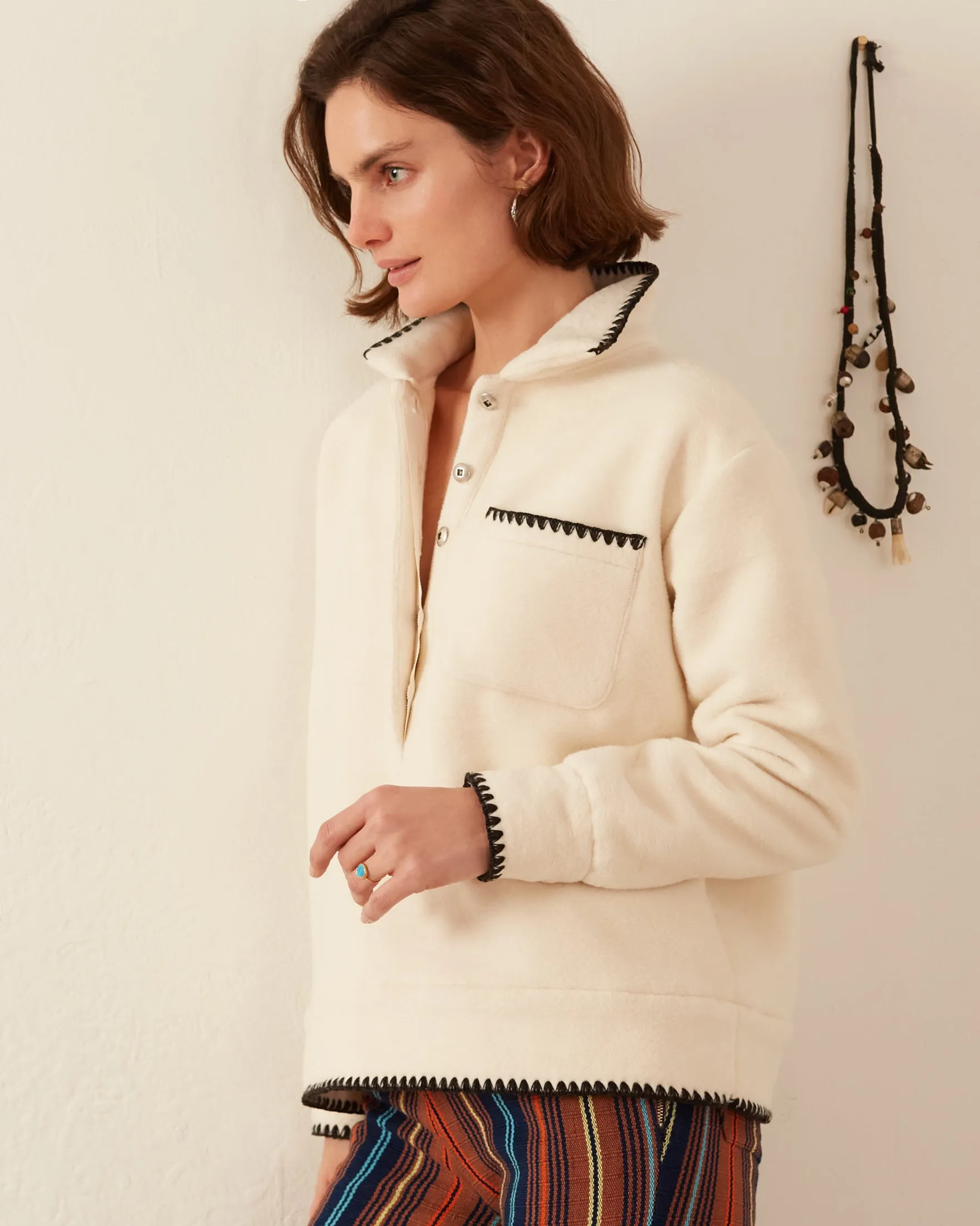 Arden Snow Knit Top