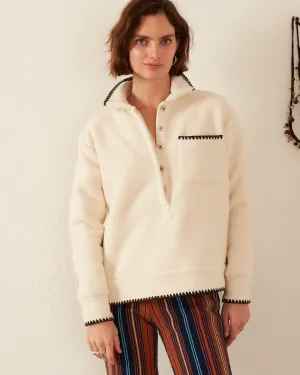 Arden Snow Knit Top