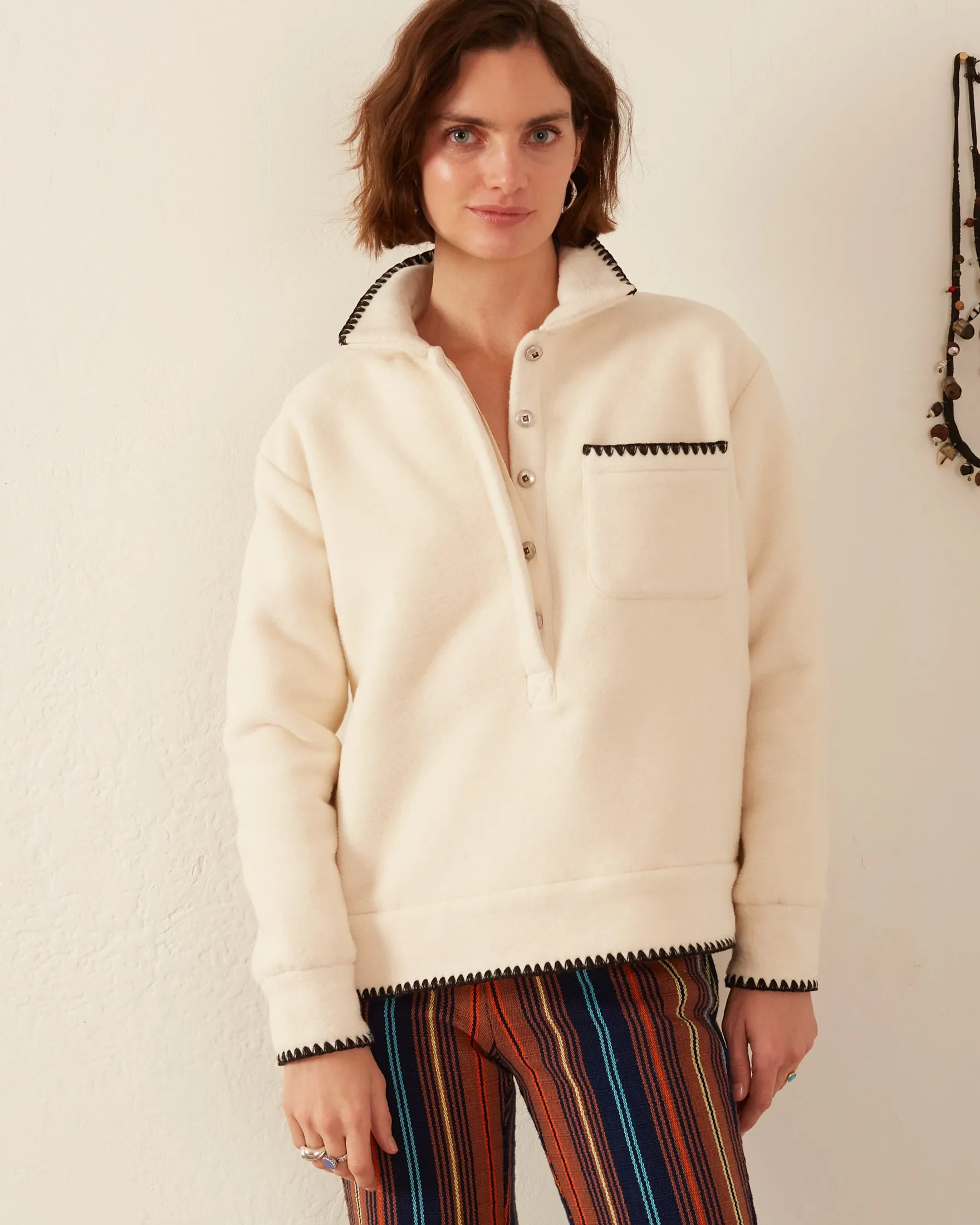 Arden Snow Knit Top
