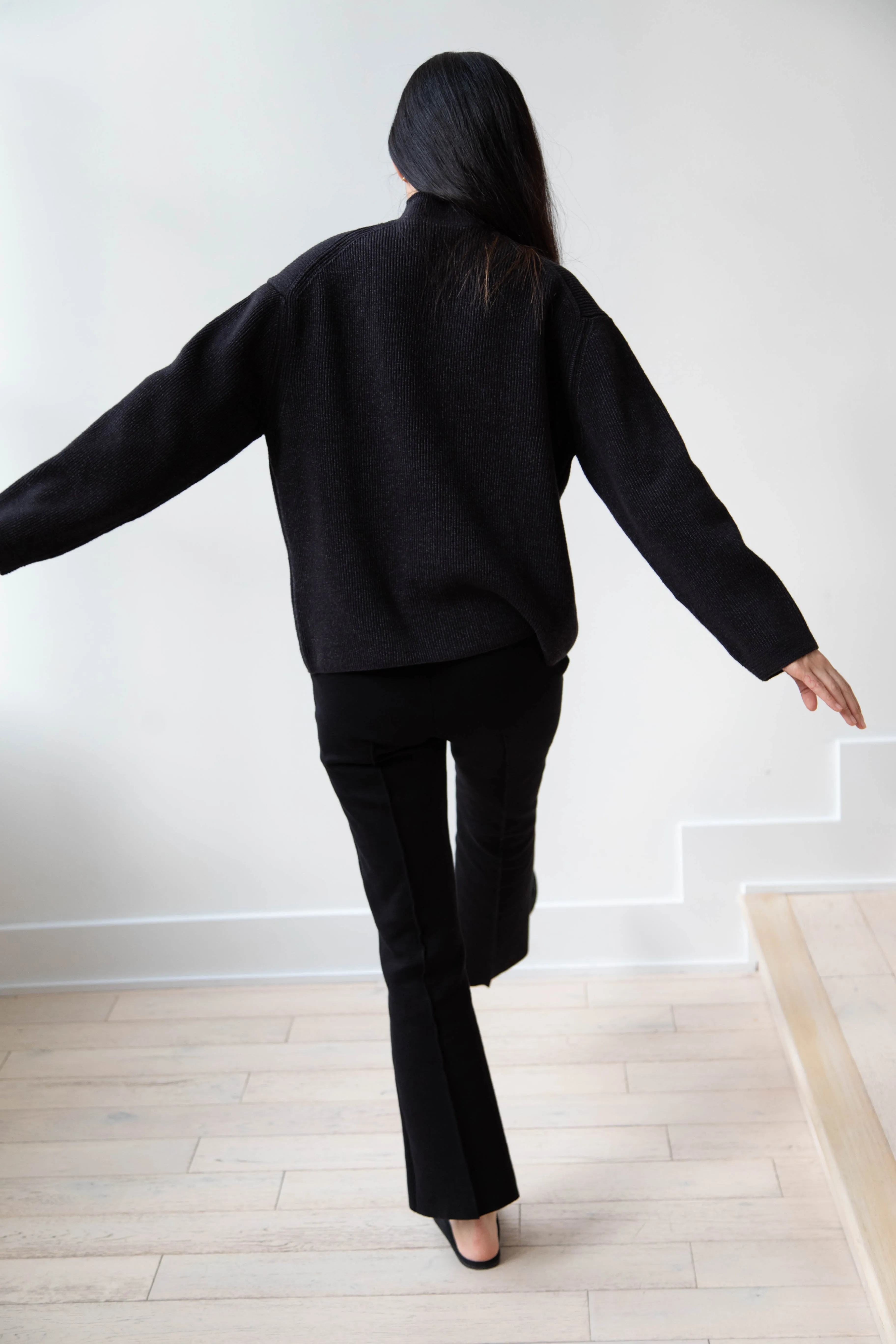 Aseedonclöud | Tea Garden Knit Jacket in Black