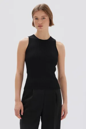 Assembly Label - Faye Knit Tank (Black)