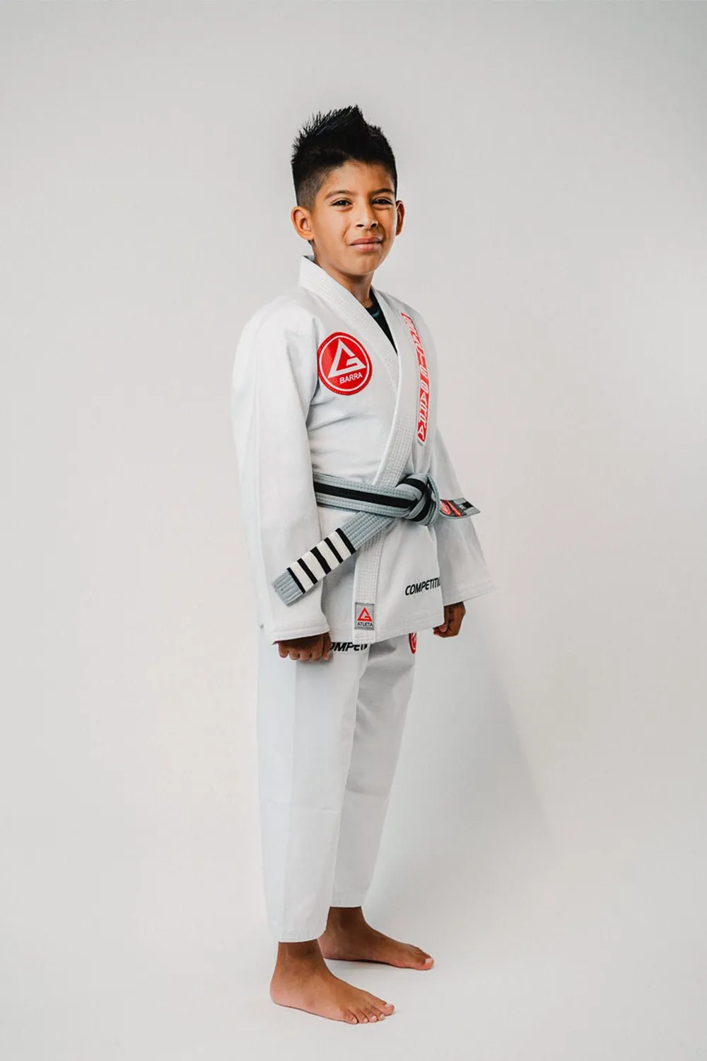 AtletaGB V4 Youth Kimono - White