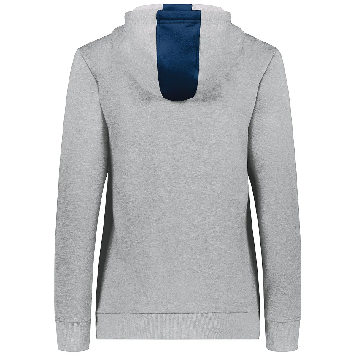 Augusta Sportswear Women's Navy/Grey Heather Three-Season Fleece Pullover Hoodie