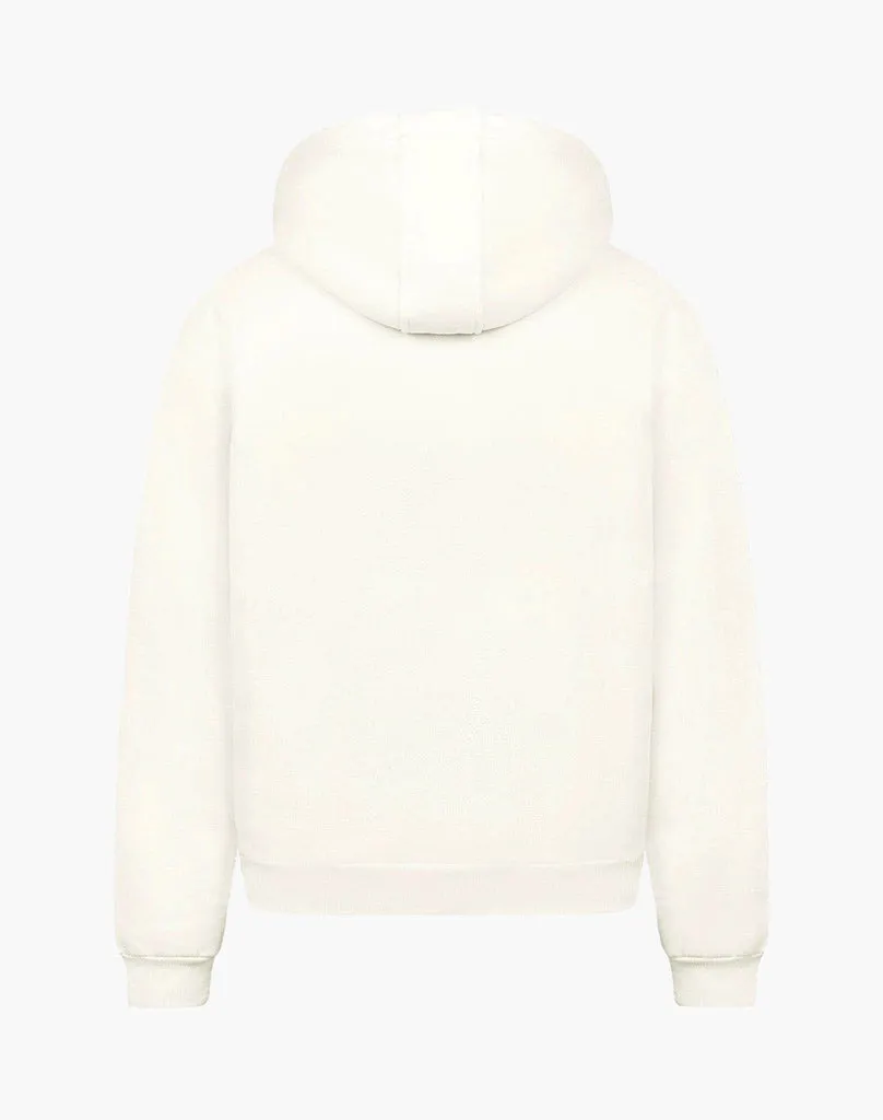 AUTHENTIC HOODIE (CREAM WHITE [PRINT GREEN])