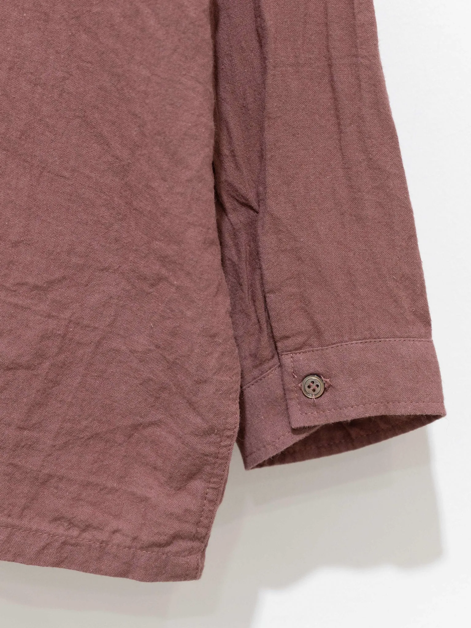 Azumadaki Ramie Linen Shirt - Pink Mocha