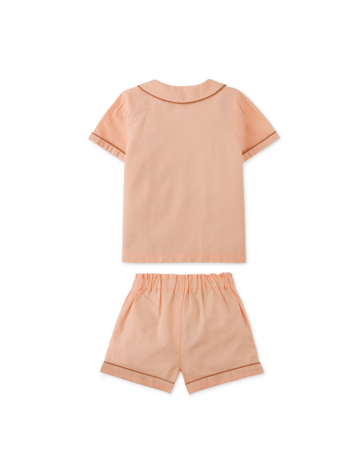 BABY GIRLS SMOCKED BLOUSE AND SHORTS SET