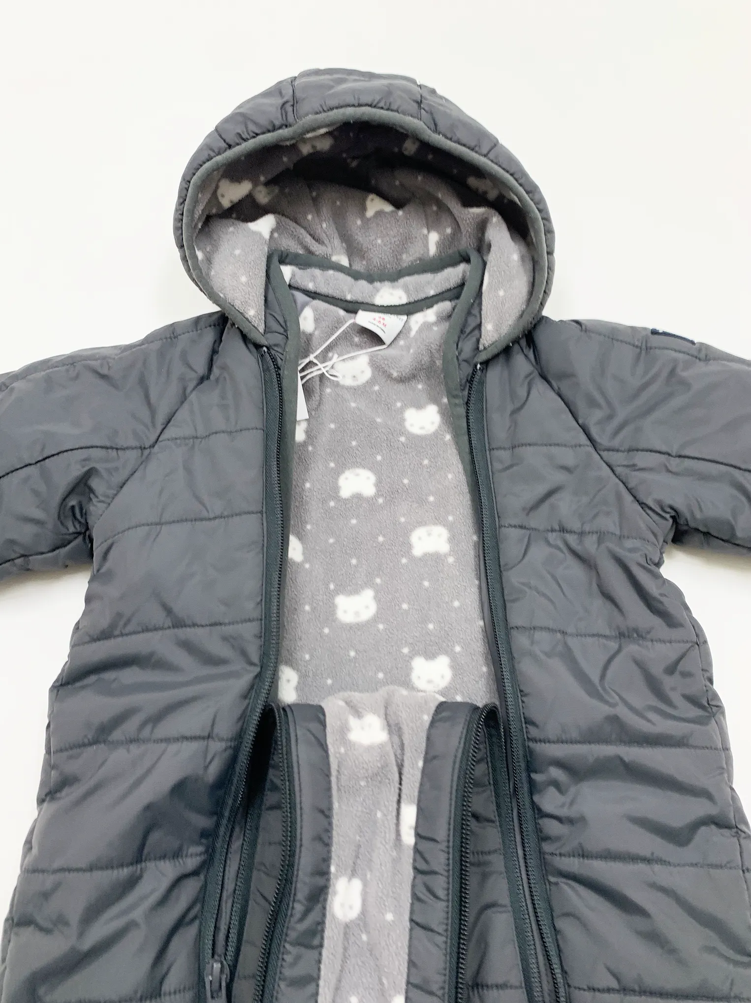 Baby Quilted Fleece Overall