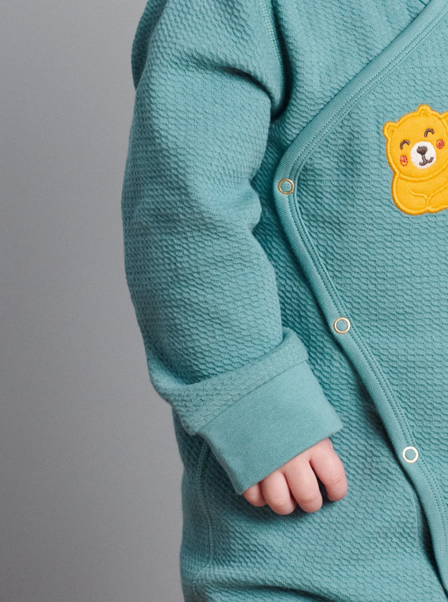 Bear Applique Newborn Baby Overall