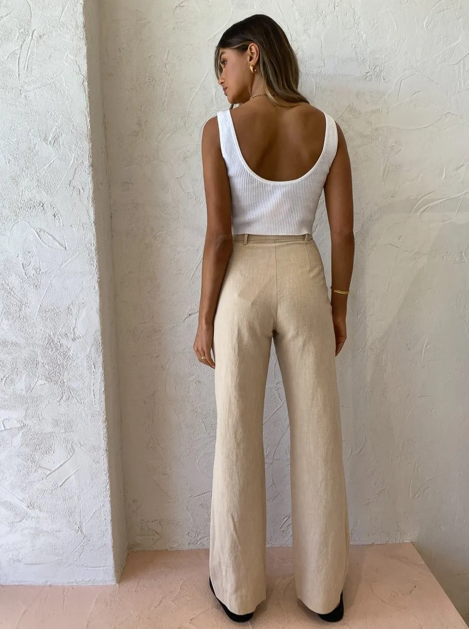 Bec and Bridge Harlow Pant in Natural