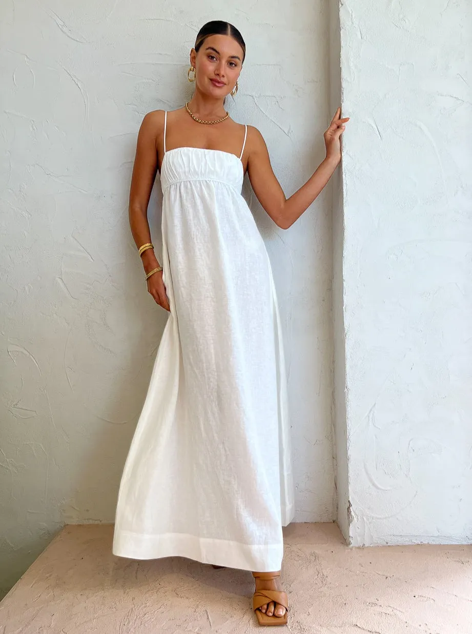 Bec and Bridge Lyla Maxi Dress in Ivory