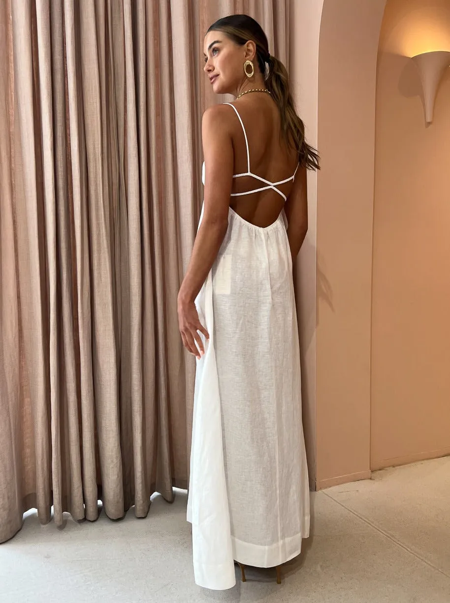 Bec and Bridge Lyla Maxi Dress in Ivory