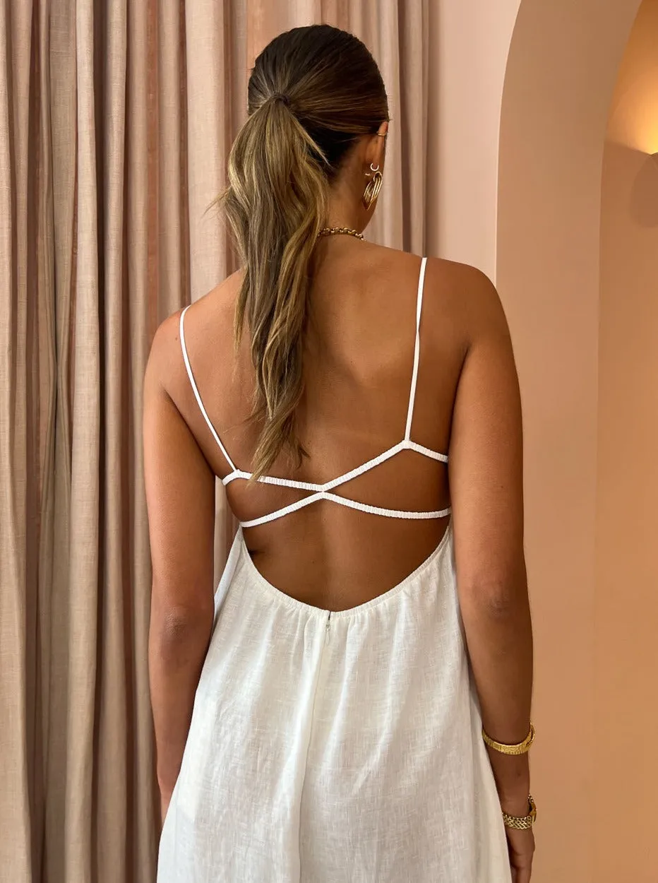 Bec and Bridge Lyla Maxi Dress in Ivory