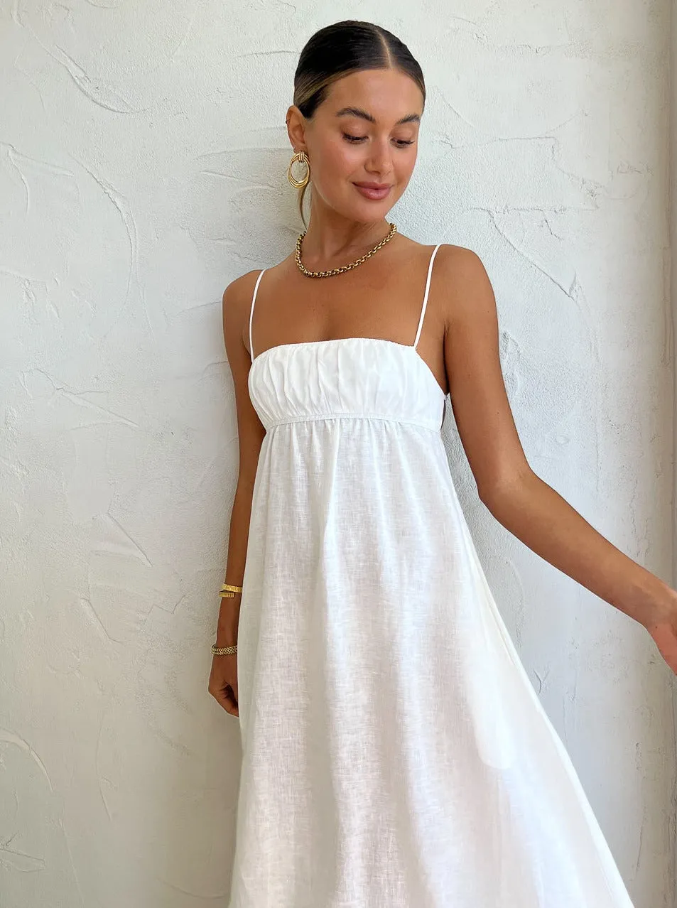 Bec and Bridge Lyla Maxi Dress in Ivory