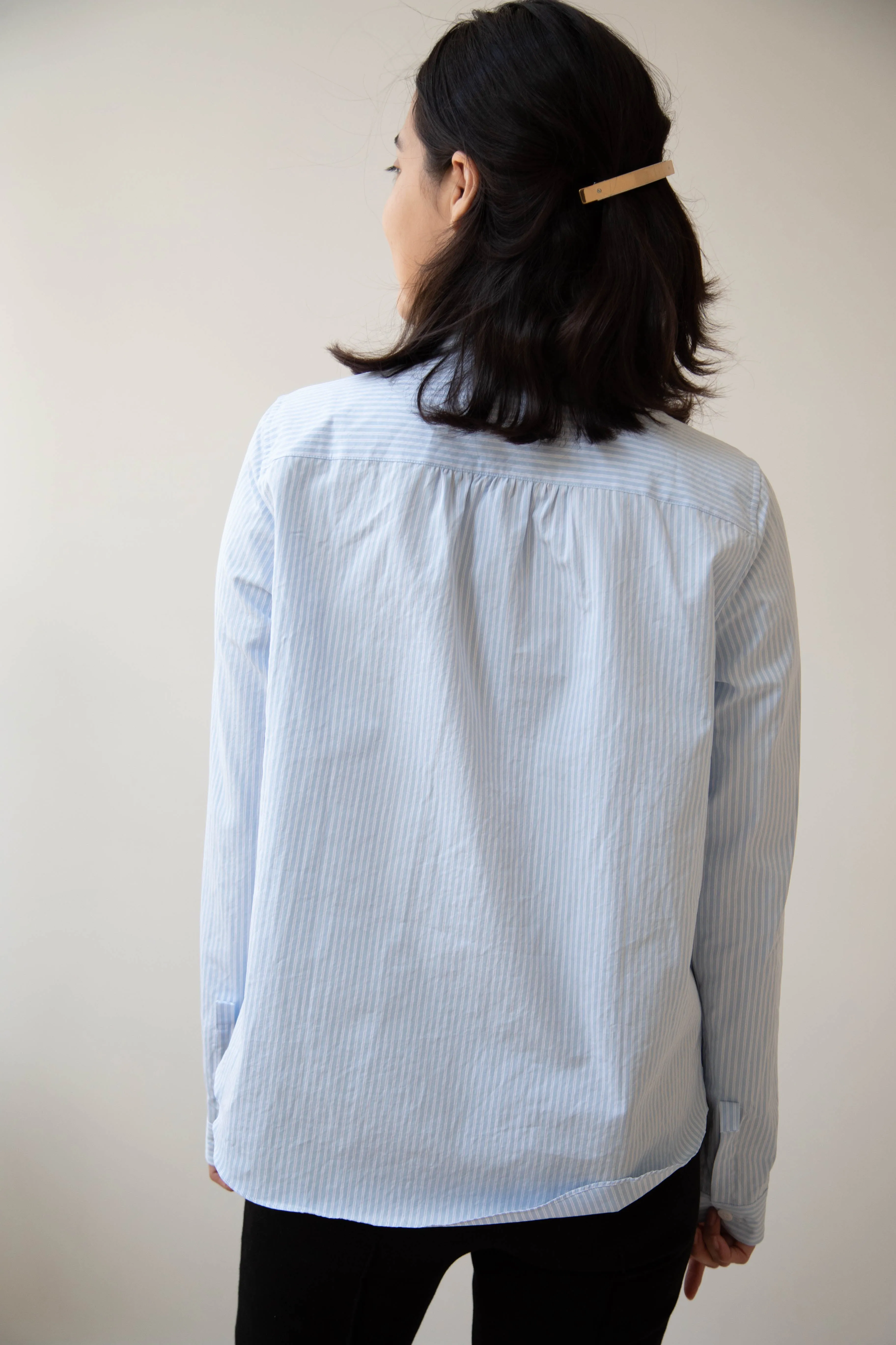 Bergfabel | Tyrol Shirt in Light Blue Stripe