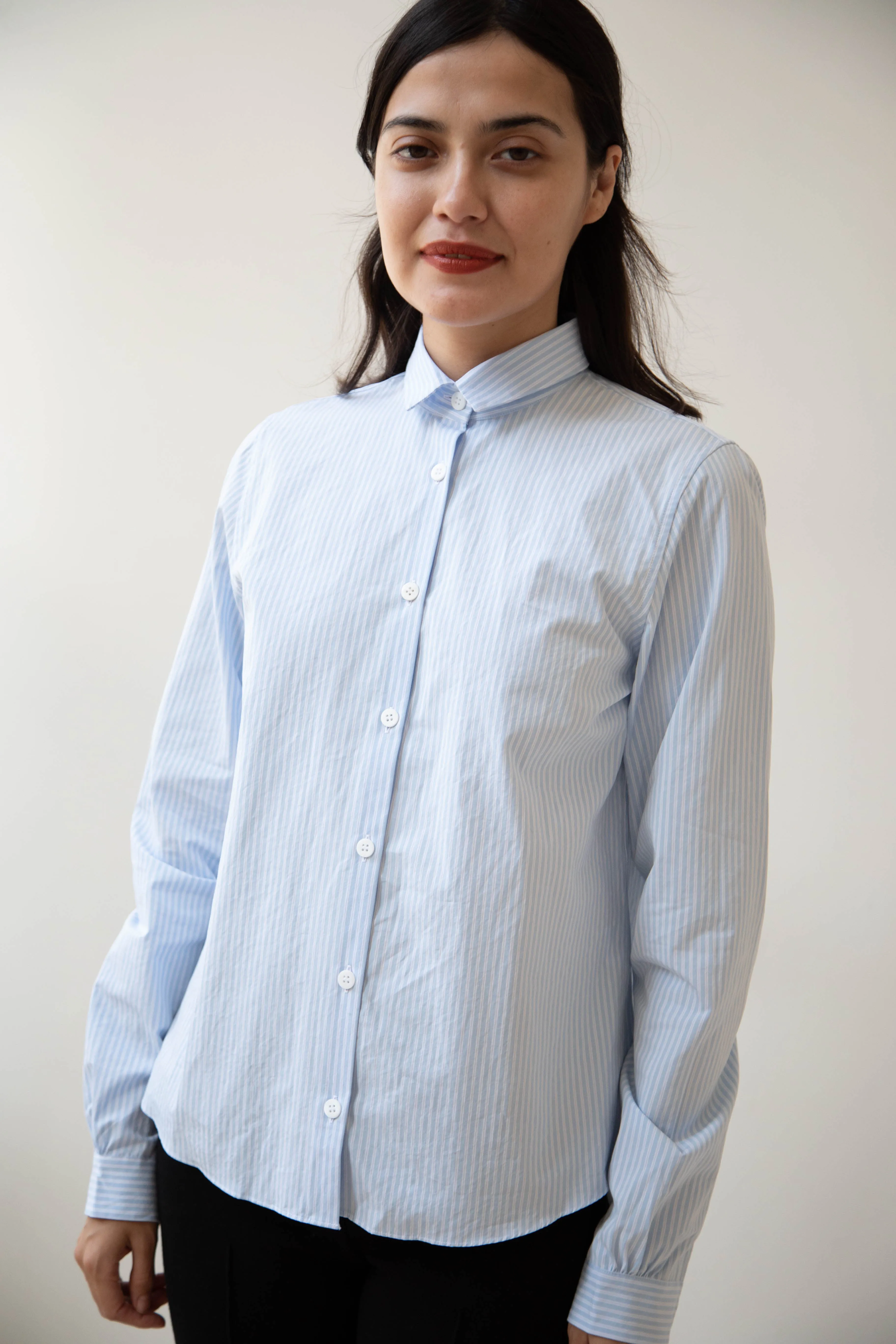 Bergfabel | Tyrol Shirt in Light Blue Stripe