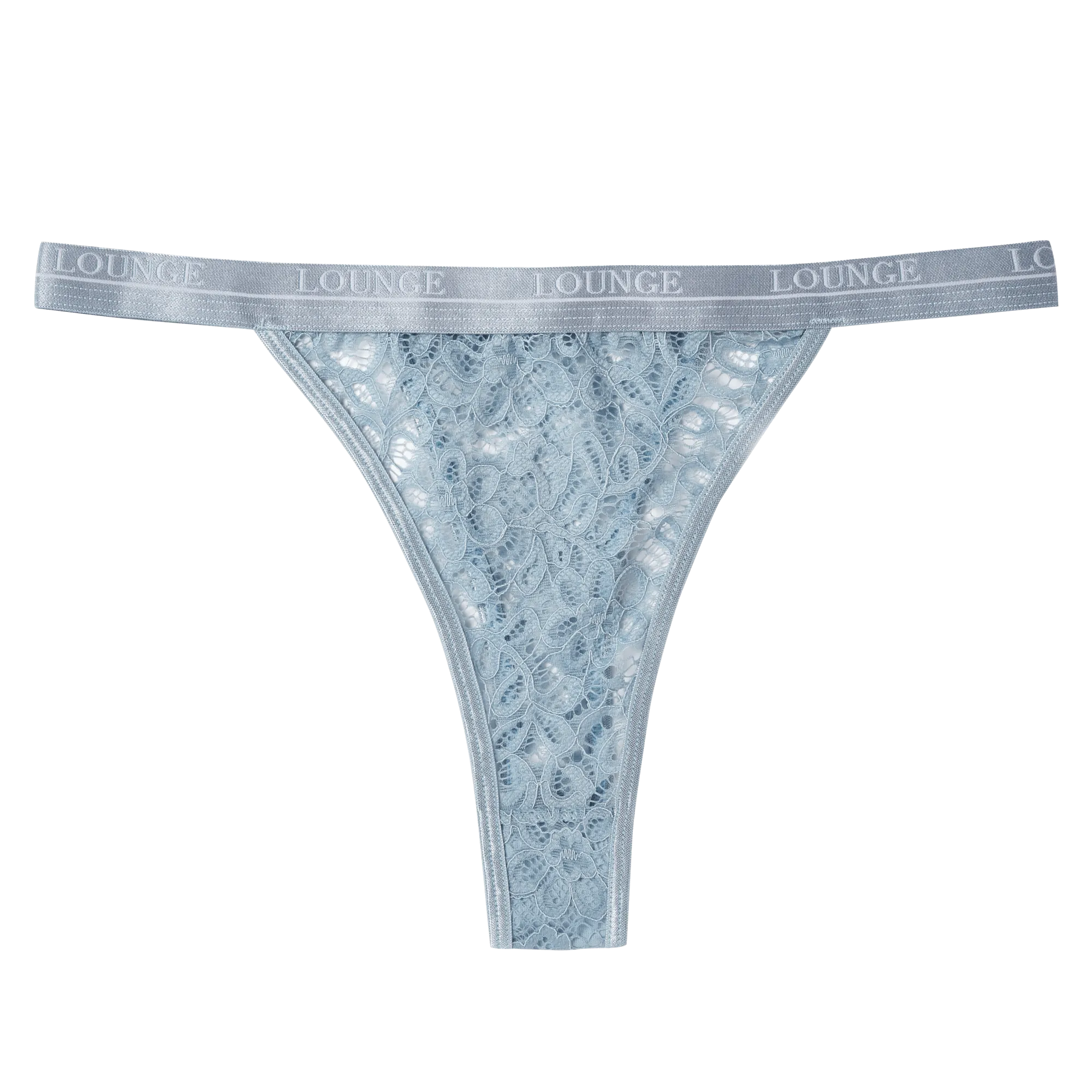 Blue Balcony Thong