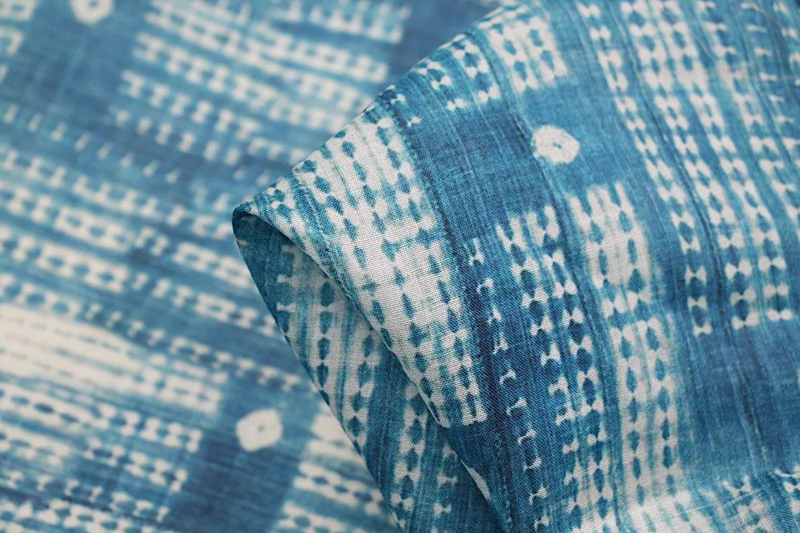 Blue Dot Batik