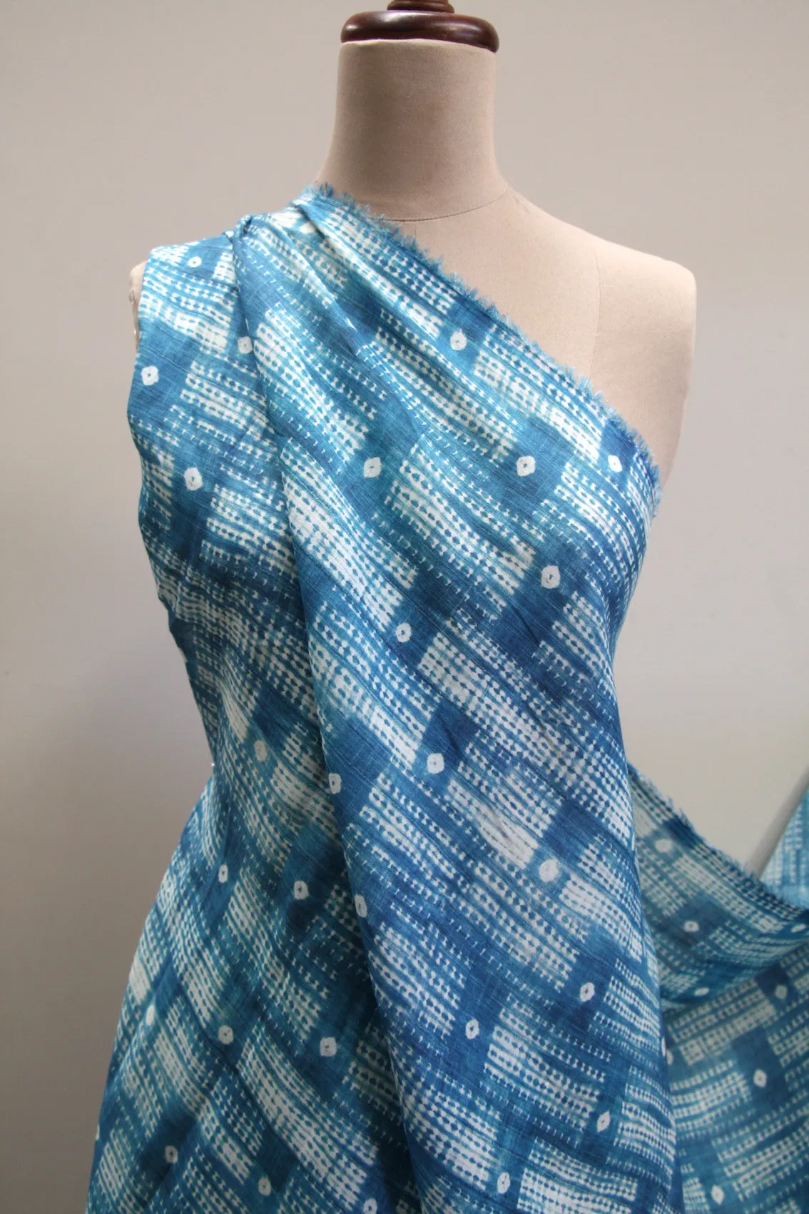 Blue Dot Batik