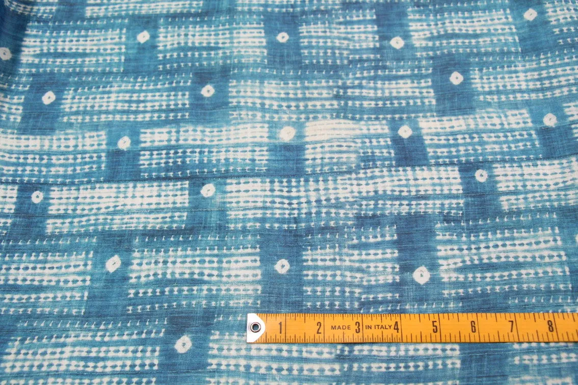 Blue Dot Batik