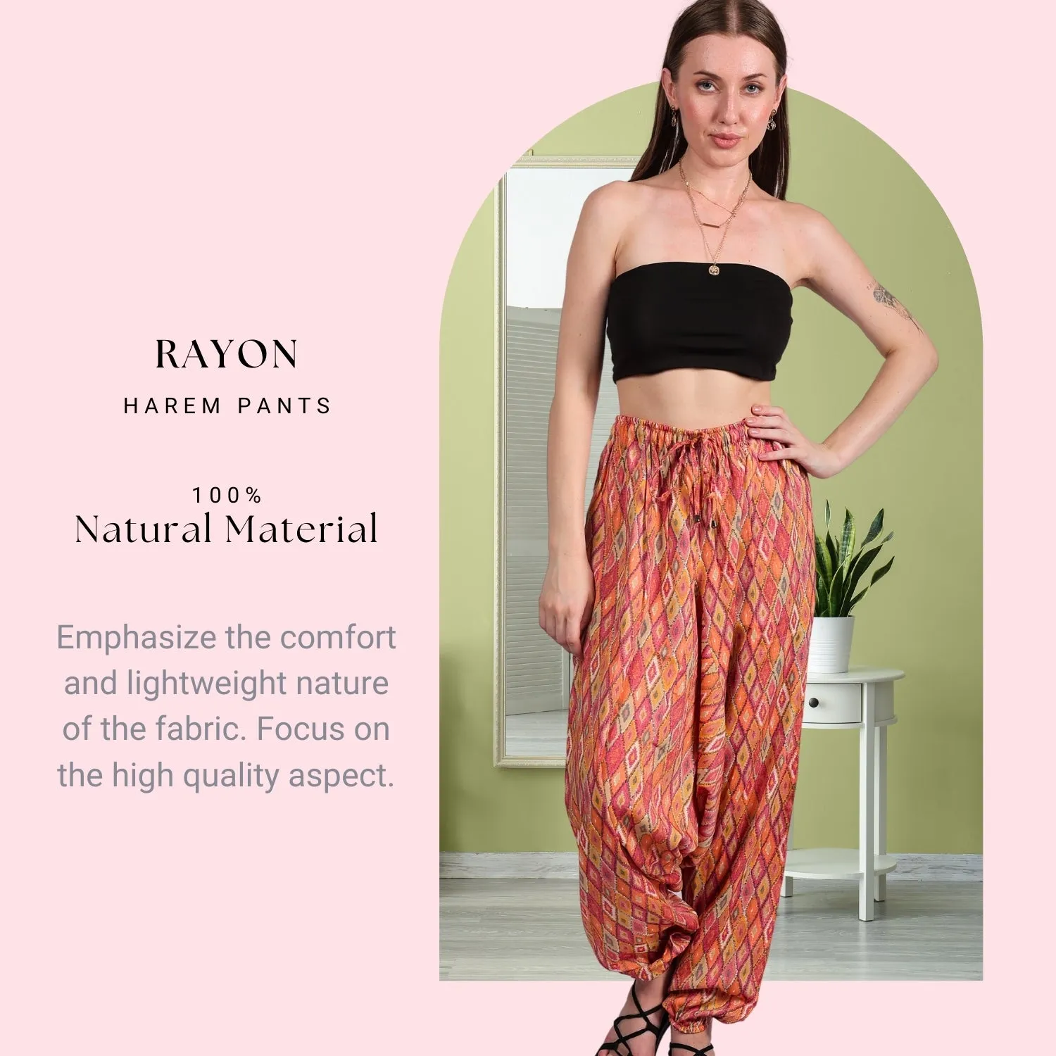 Boho Harem Pants for Women – Stylish Yoga Pants