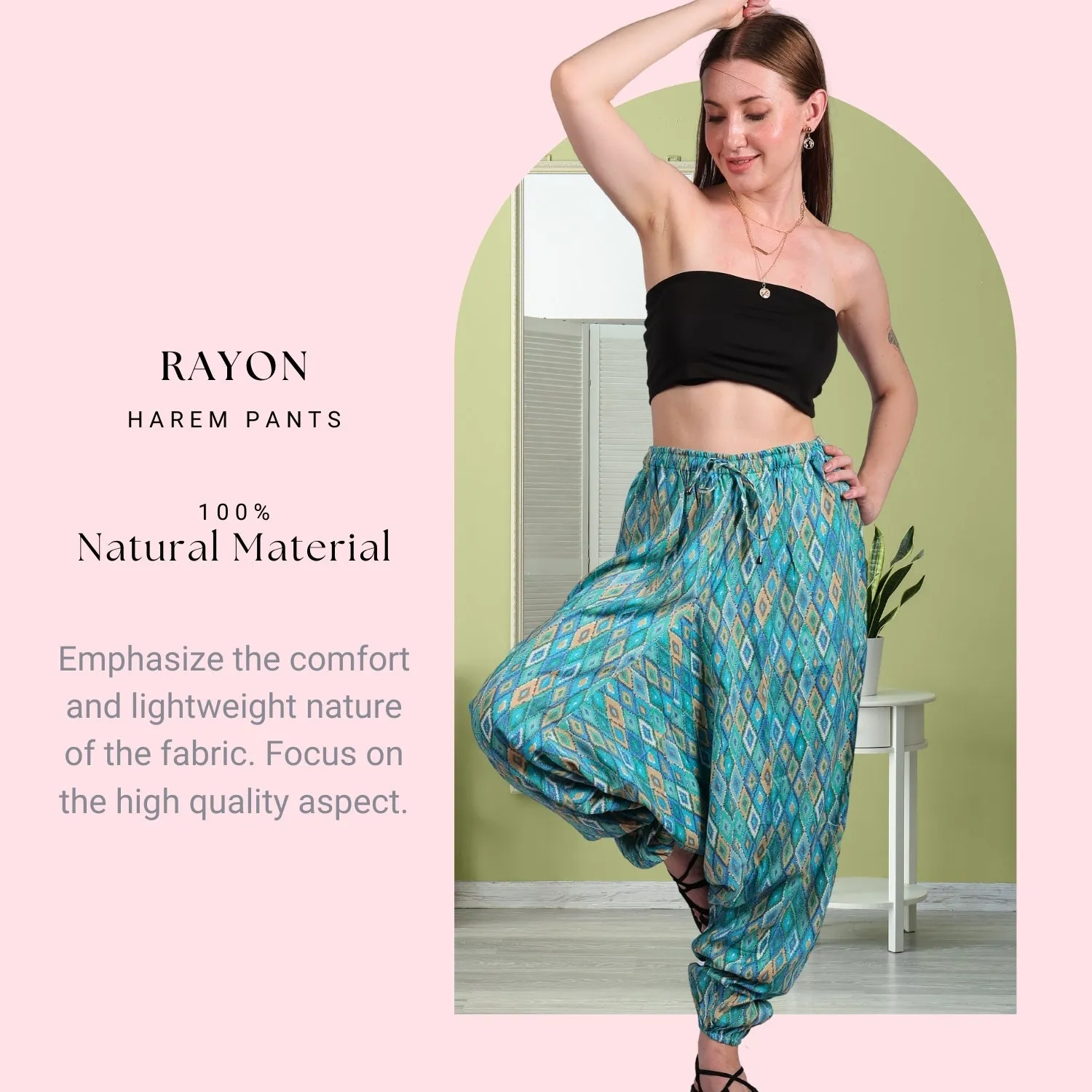 Boho Harem Pants for Women – Stylish Yoga Pants