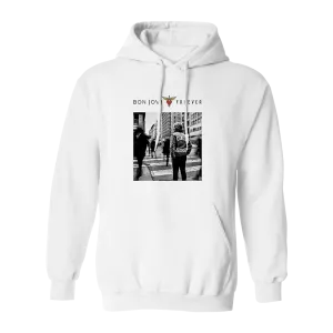Bon Jovi Forever Hoodie in White