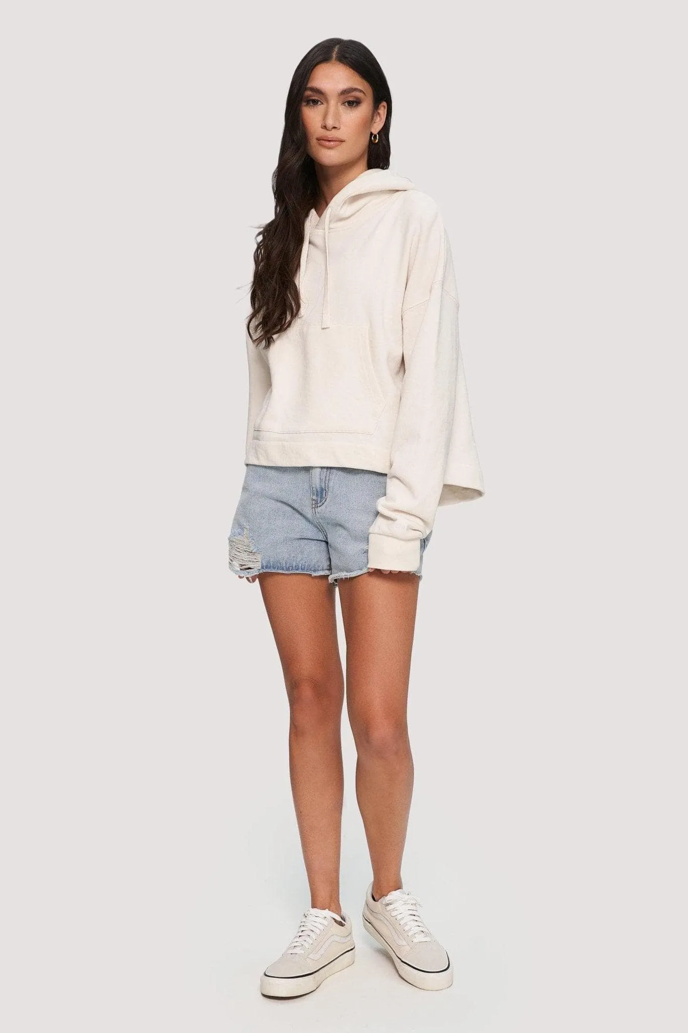Box Cut Pullover Hoodie