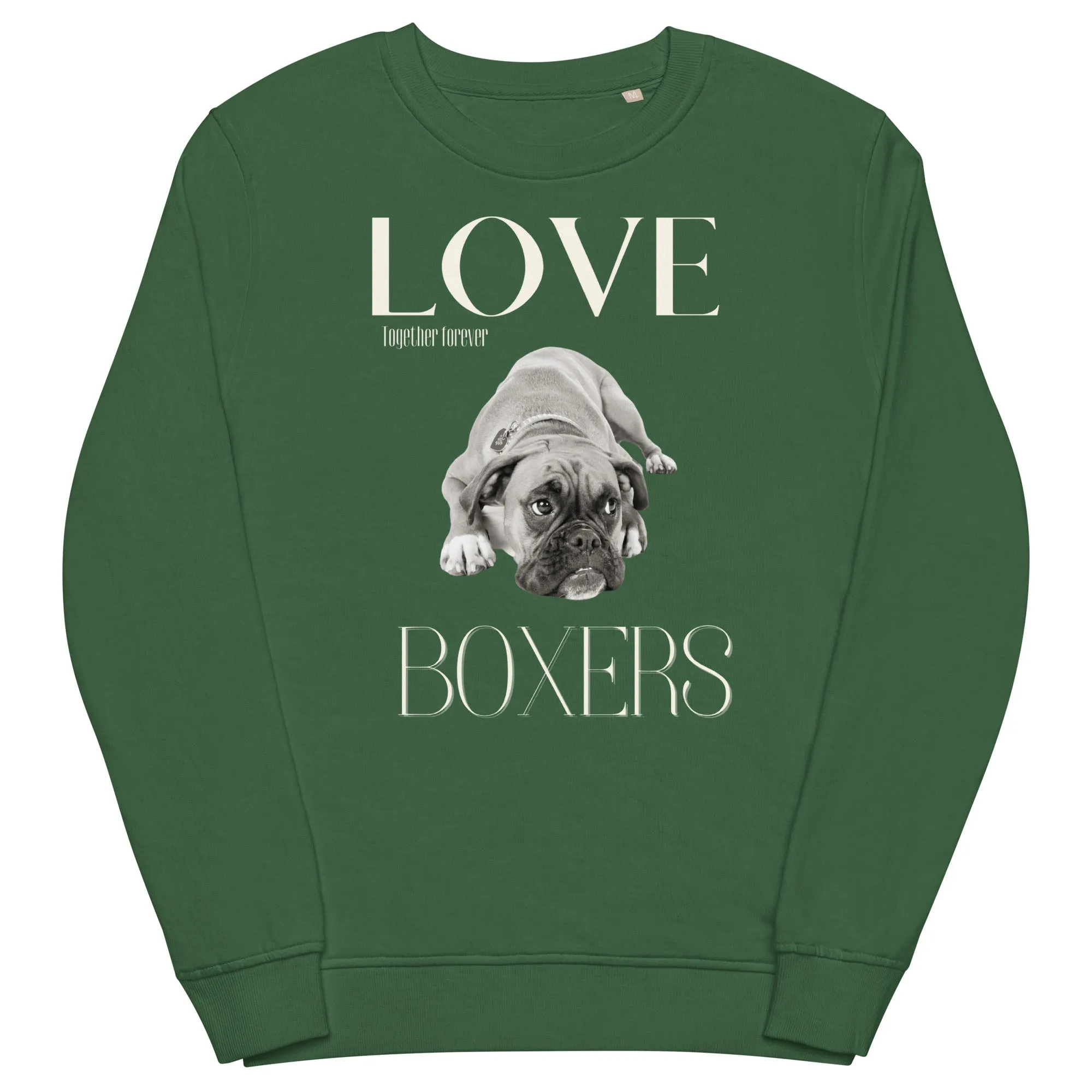 Boxer Dog Lovers organic sweatshirt