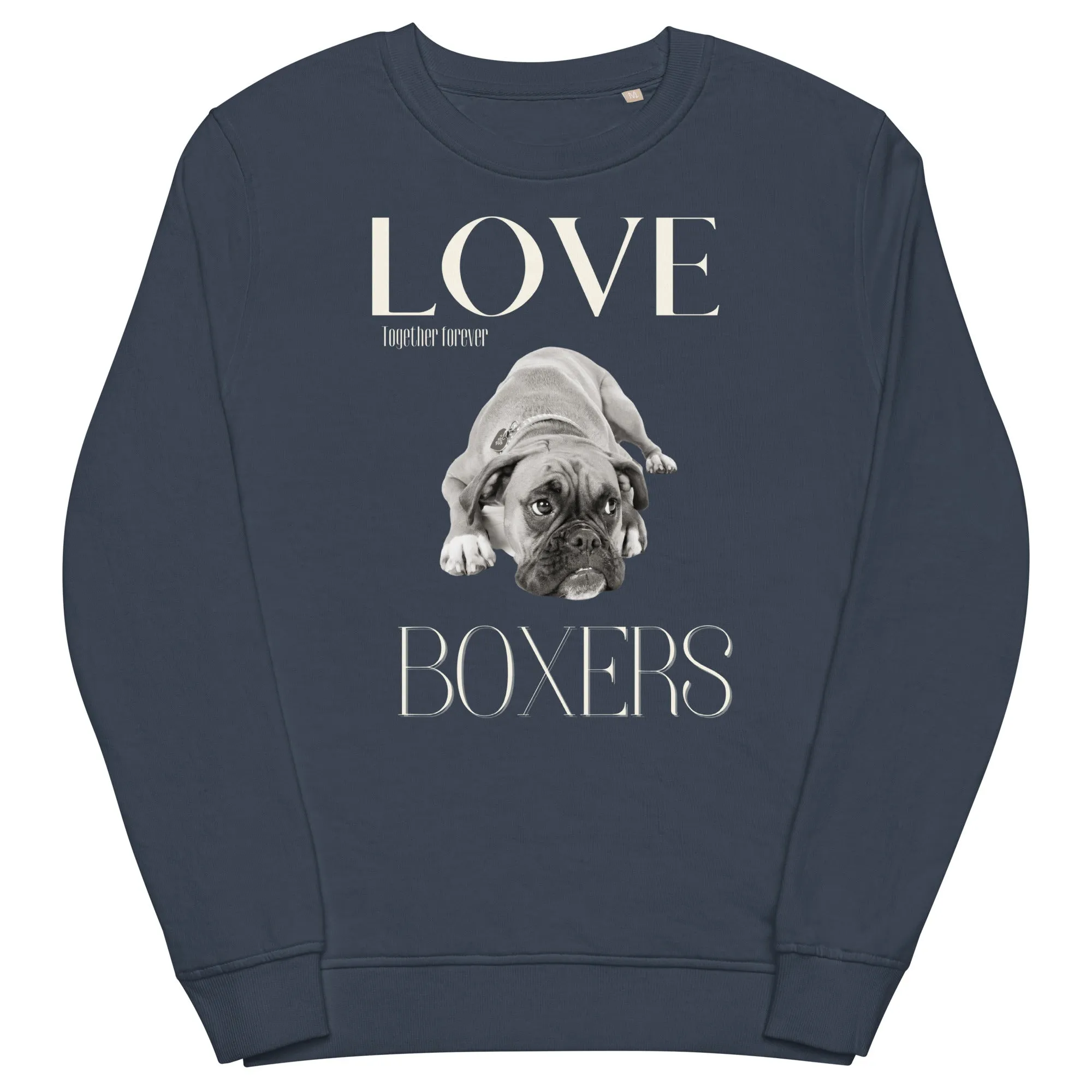 Boxer Dog Lovers organic sweatshirt