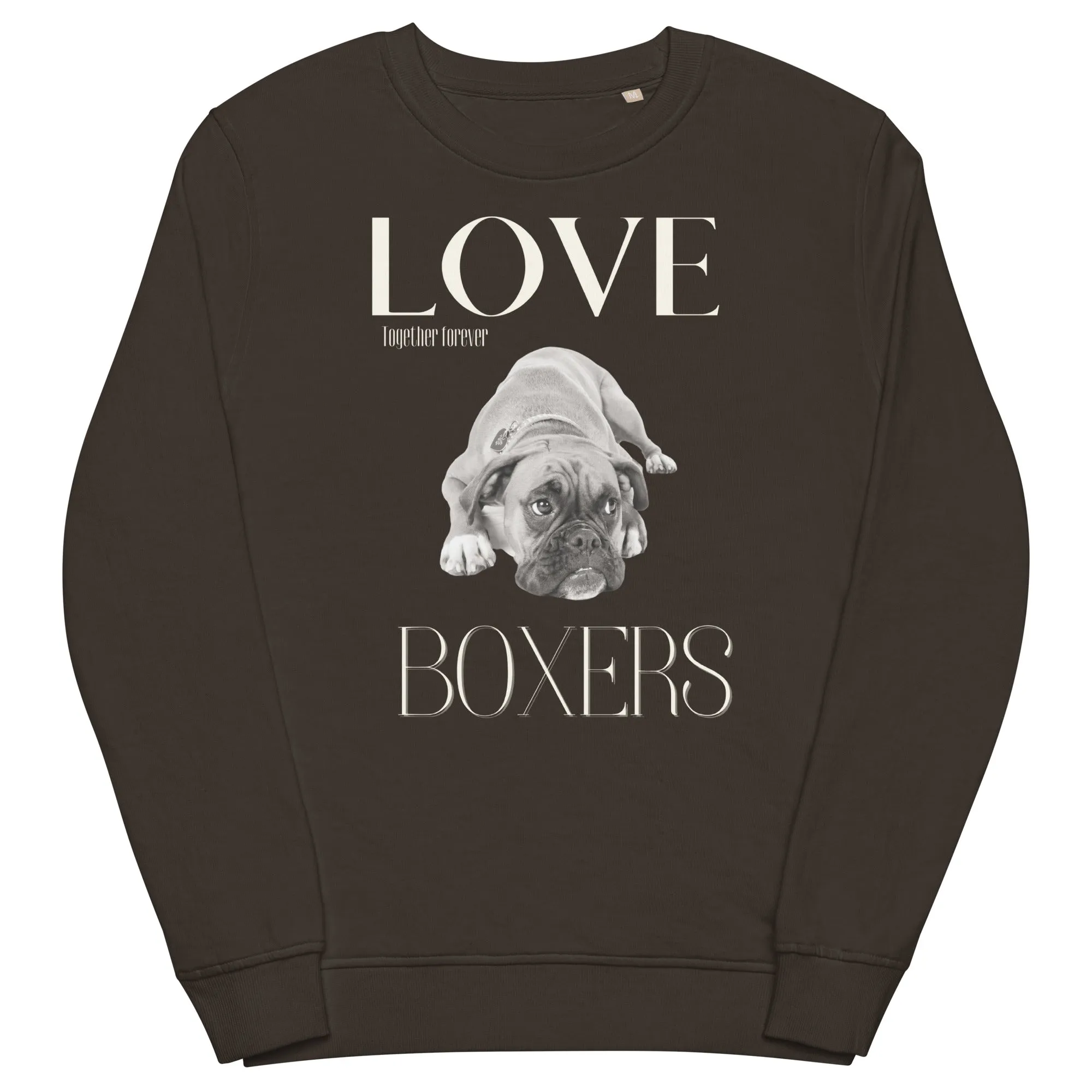 Boxer Dog Lovers organic sweatshirt