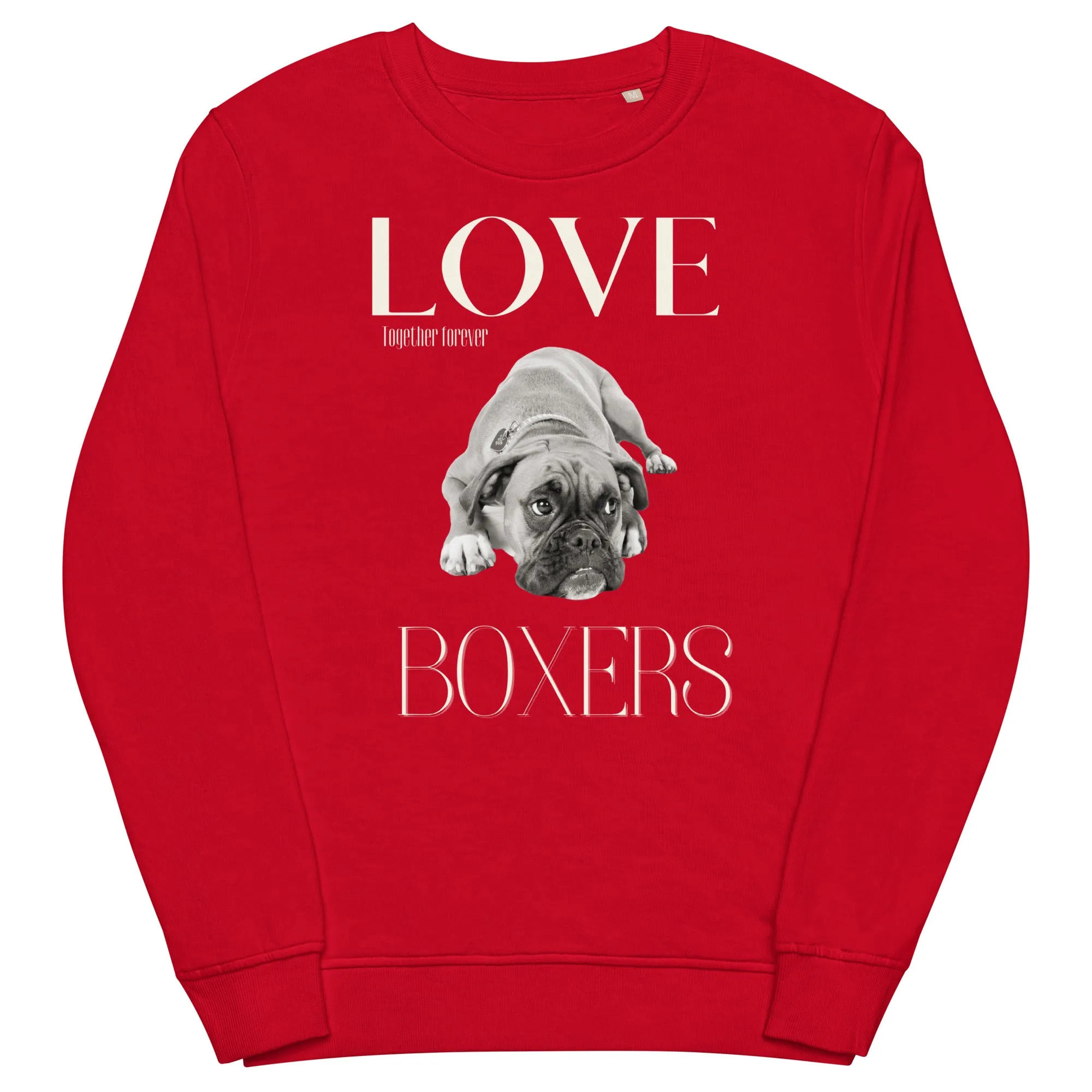 Boxer Dog Lovers organic sweatshirt