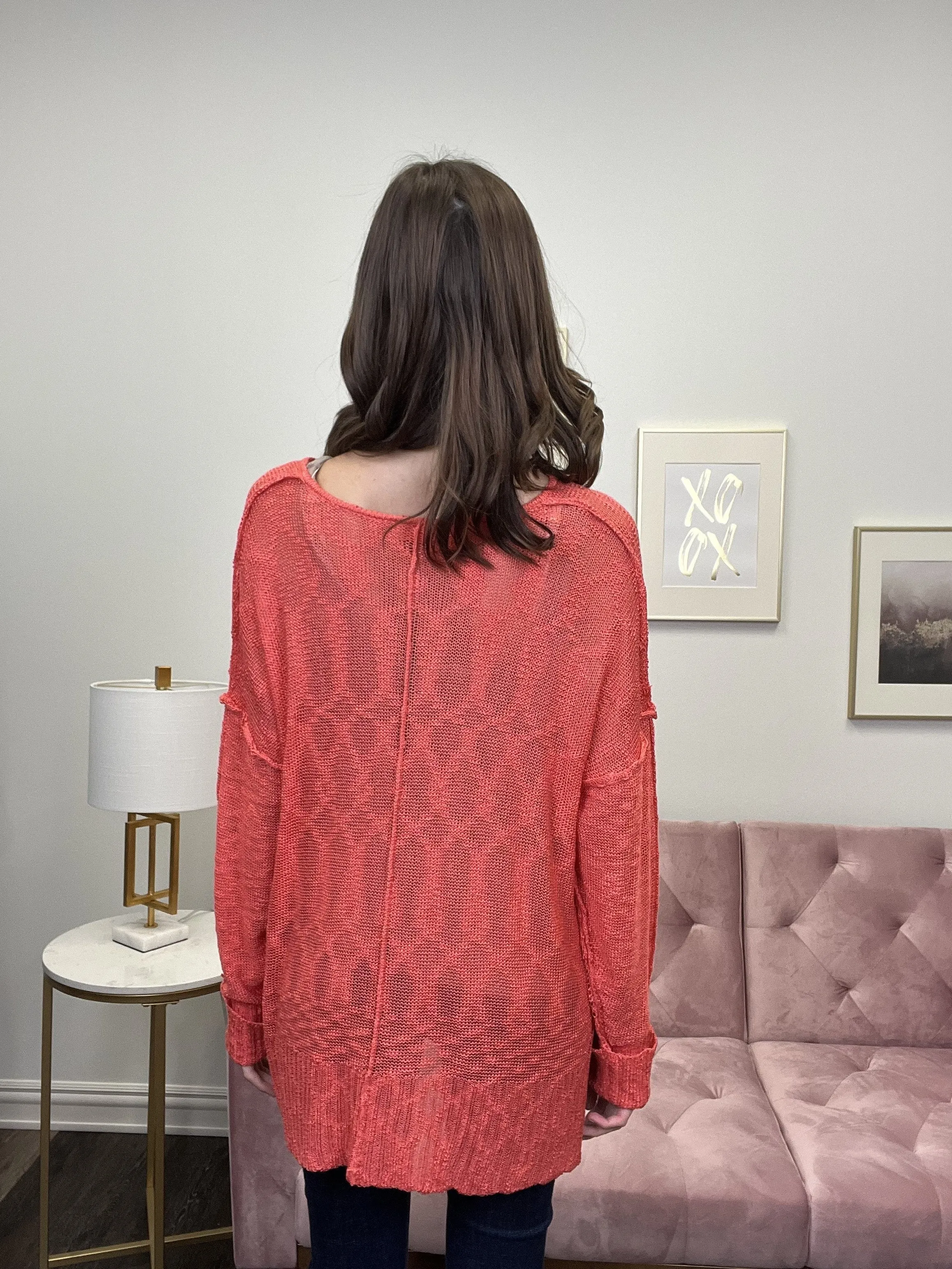 Breezy Knit Long Sleeve Top *Final Sale* * Final Sale*