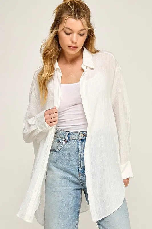 Bridget Button Down | White