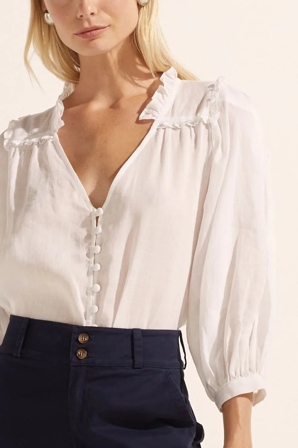 Brigade Top - Porcelain