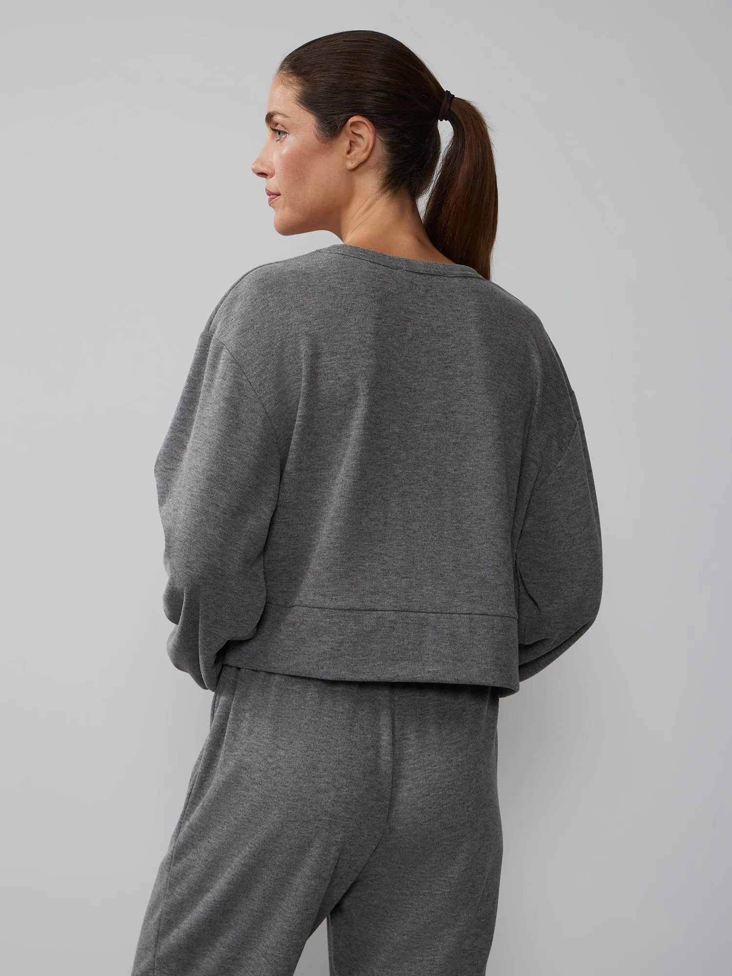 Brushed Hacci Pullover
