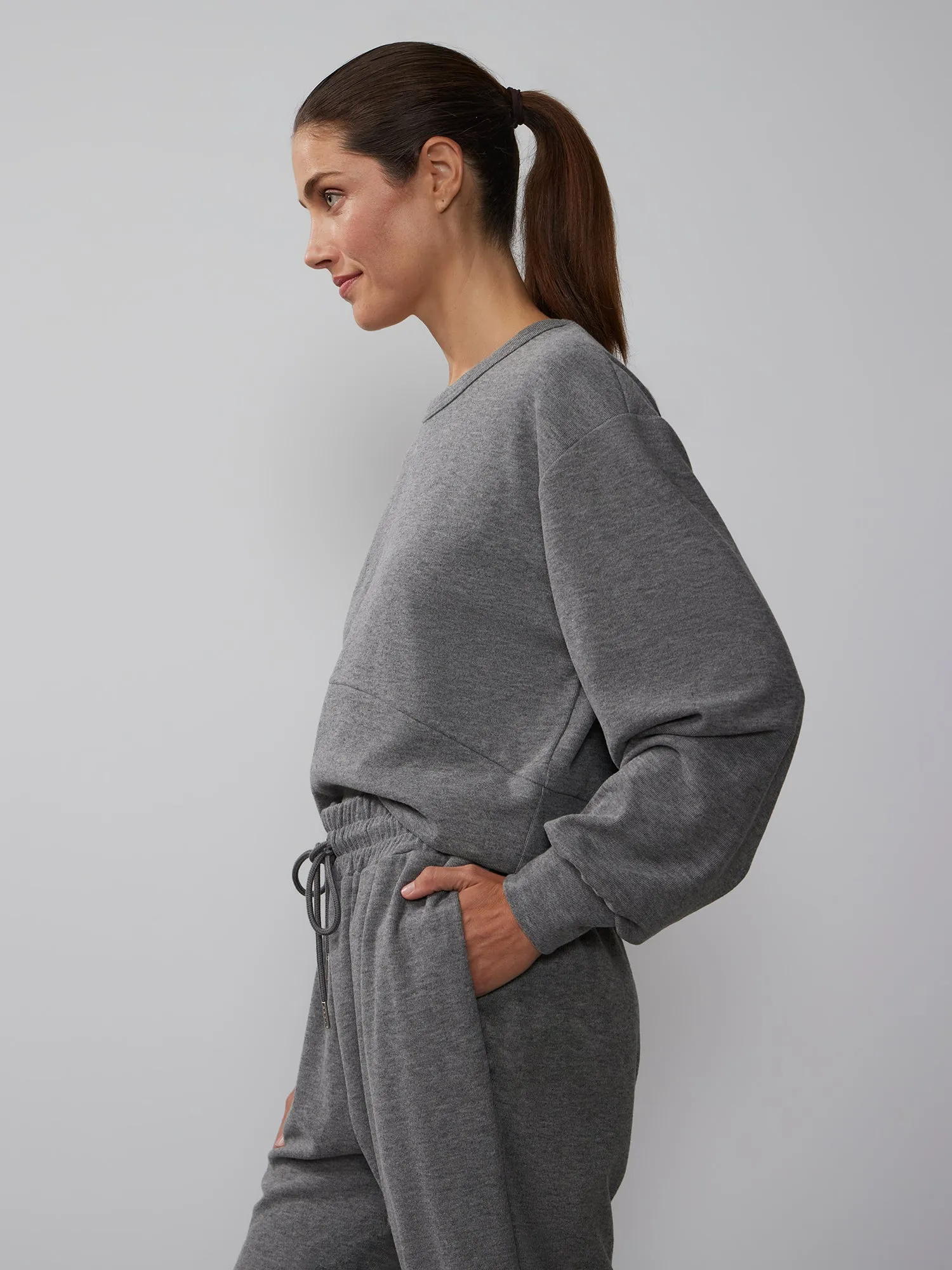 Brushed Hacci Pullover