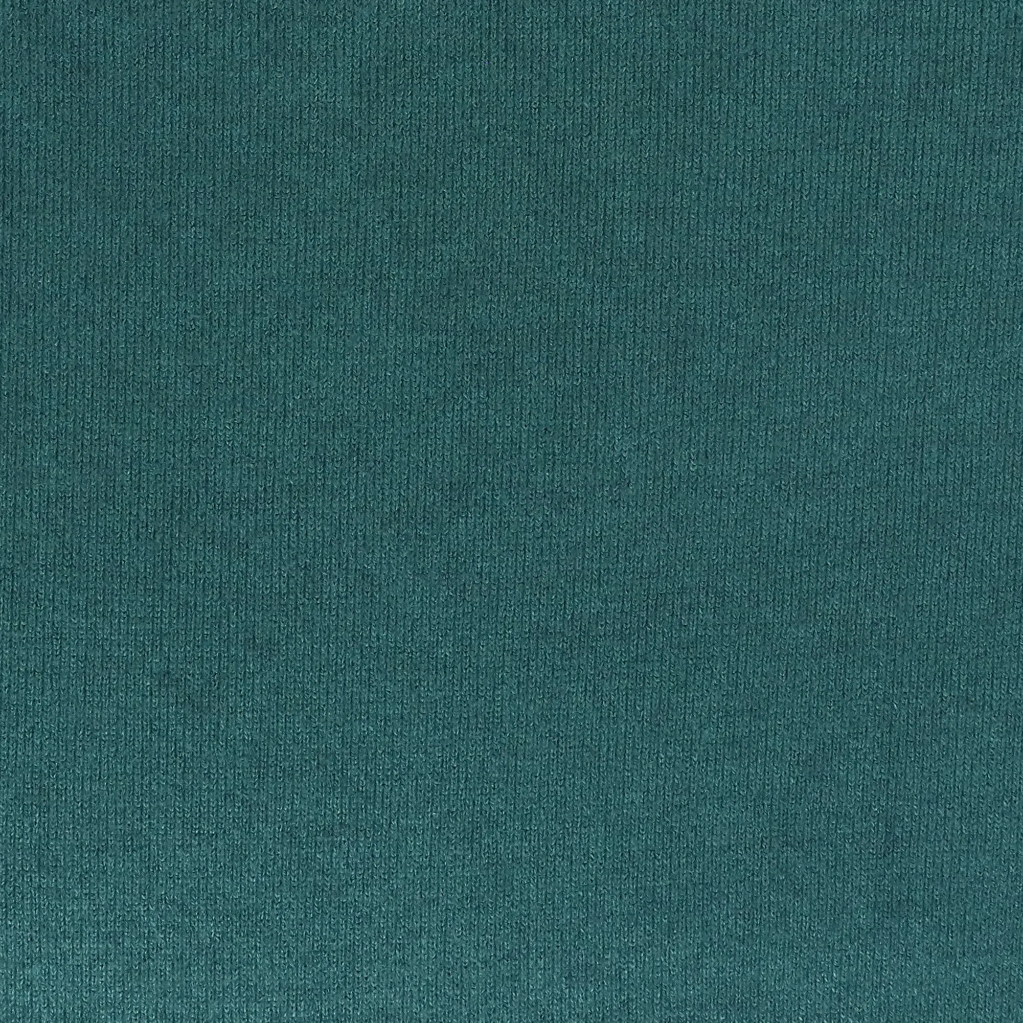 Brushed Ribbed Jersey Knit - Petrol