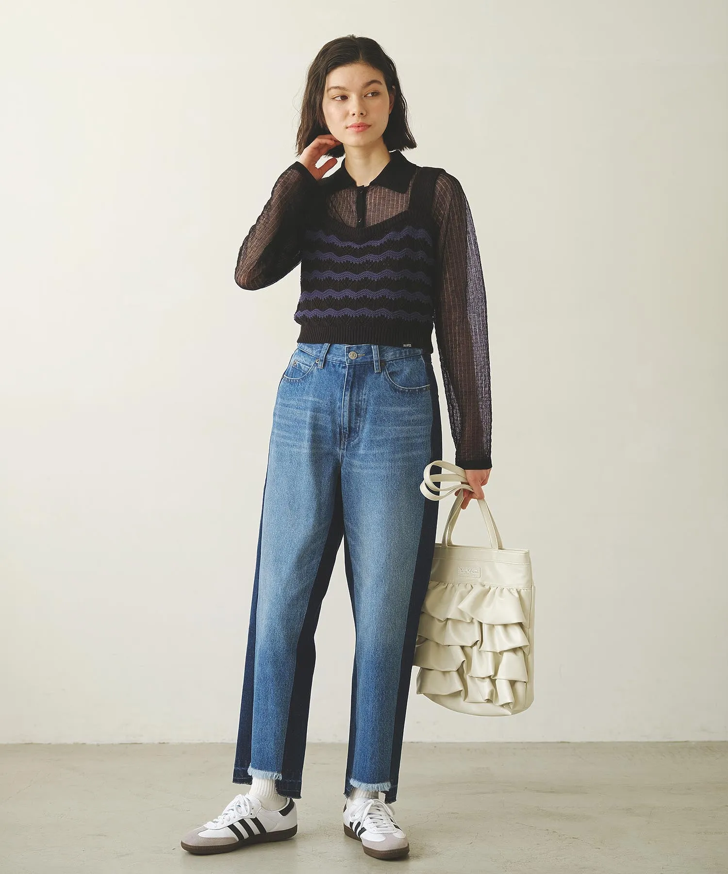 BUMPY KNIT TOP