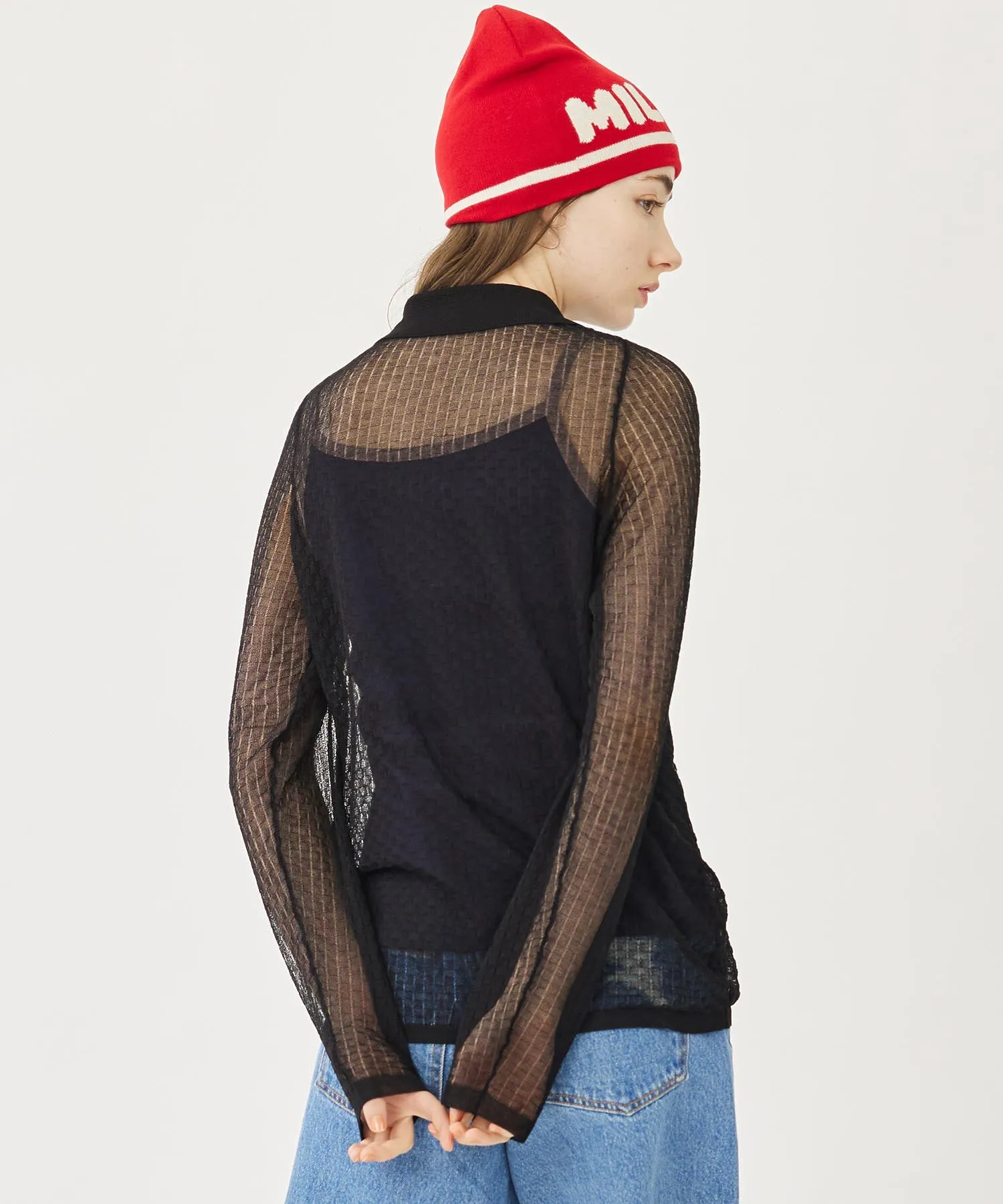 BUMPY KNIT TOP