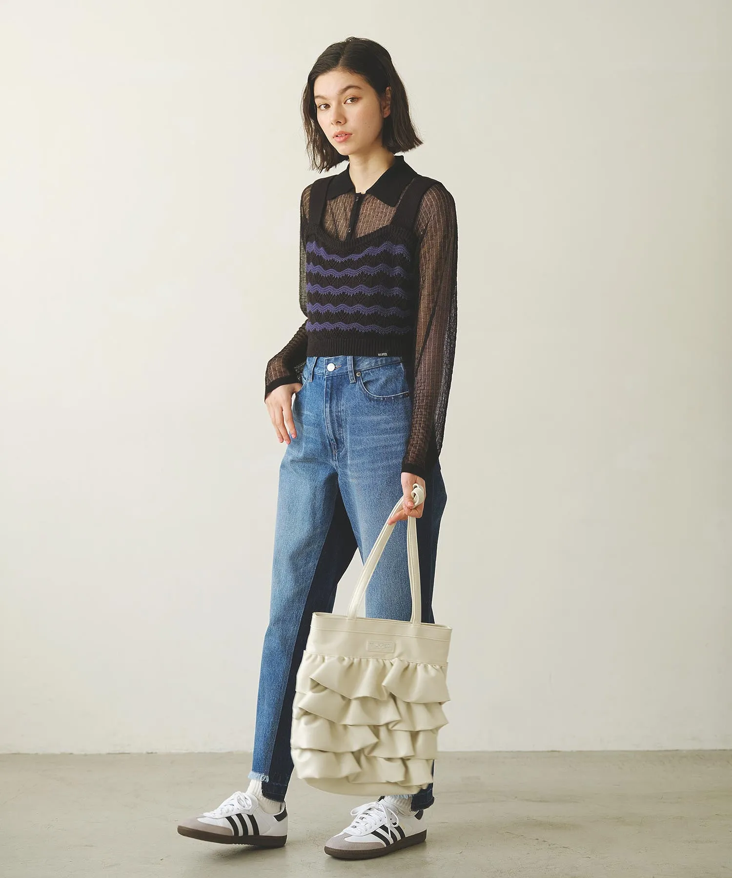 BUMPY KNIT TOP